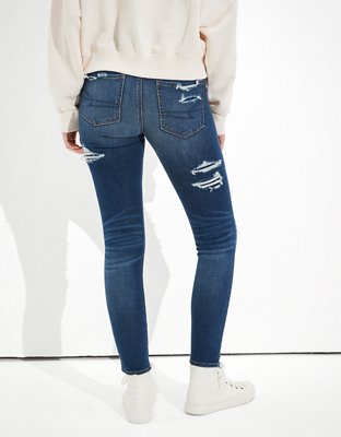 Женские джинсы American Eagle AE Dream Patched Jegging Crop — фото 2