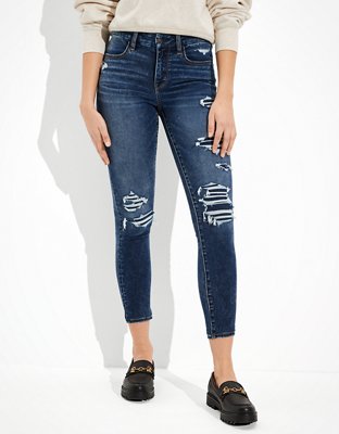 High rise jegging on sale crop american eagle