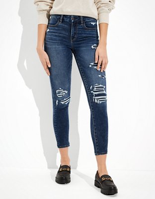 AE Forever Soft Patched High-Waisted Jegging Crop