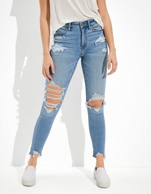 AE Ne(x)t Level Ripped High-Waisted Jegging Crop