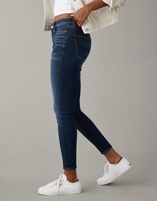 Женские джинсы American Eagle AE Next Level High-Waisted Jegging Crop — фото 4