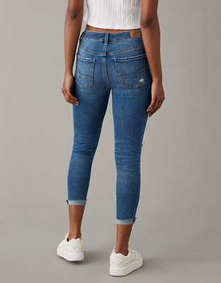 AE Next Level Ripped High-Waisted Jegging Crop