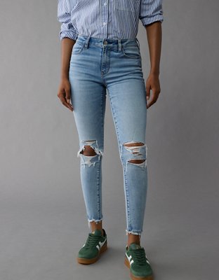 AE Next Level High-Waisted Ripped Jegging Crop