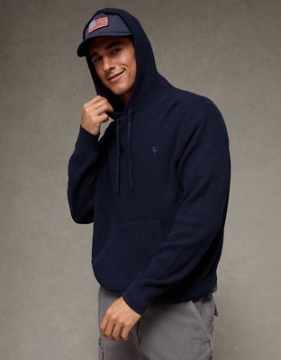 【あいうえと】 AE Lightweight Icon Sweater Hoodie | American Eagle