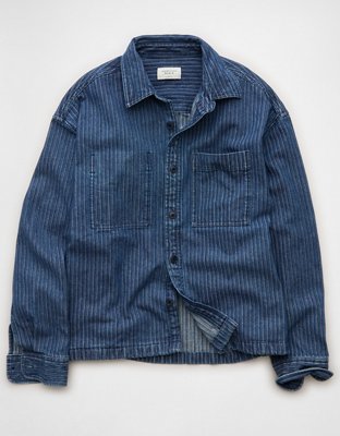 AE Herringbone Shacket