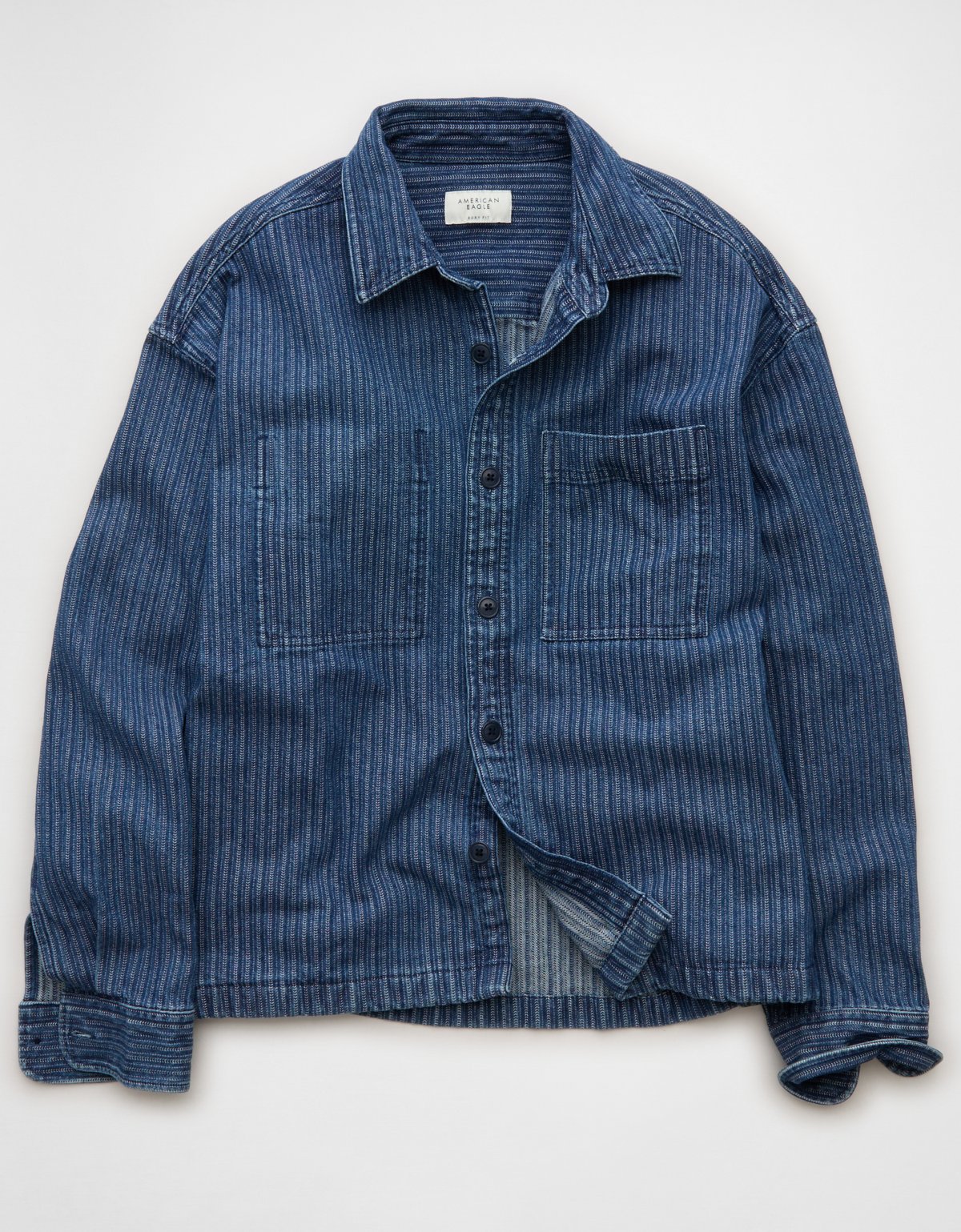 AE Herringbone Shacket - image 4