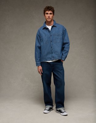 AE Herringbone Shacket