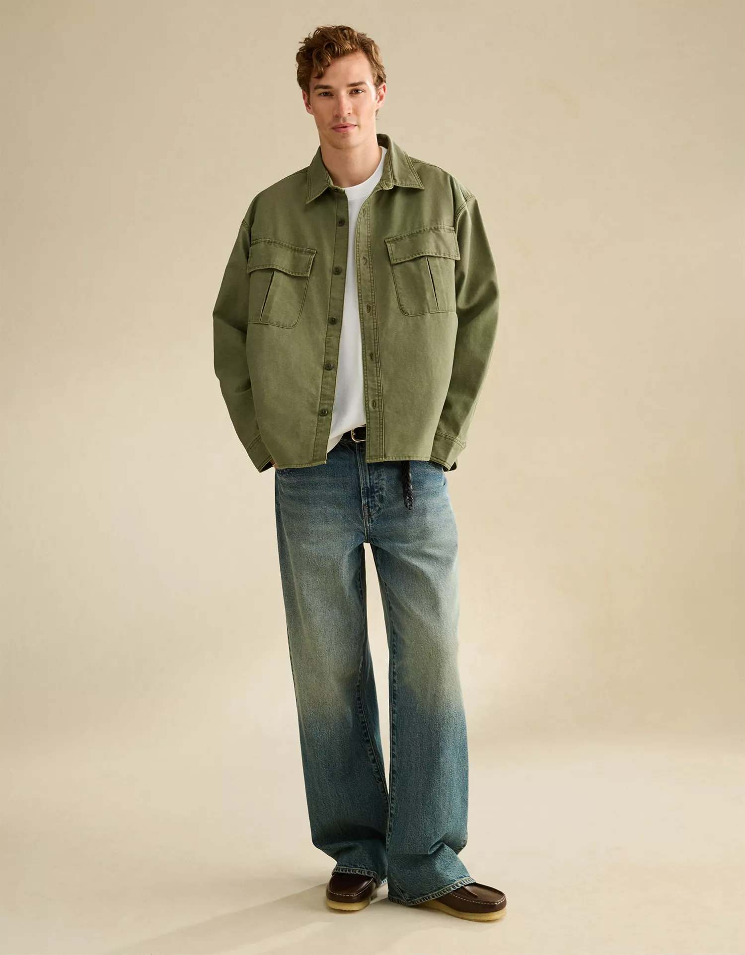 AE Boxy Fit Overshirt - thumbnail 4