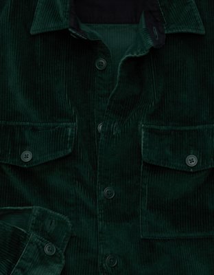 AE Boxy Fit Corduroy Shacket