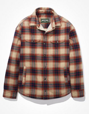 AE Sobrecamisa Super Suave de Flannel de Tela de Rizo