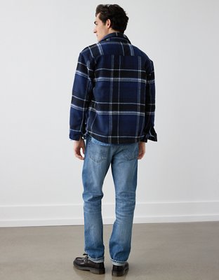 Мужские куртки American Eagle AE Plaid Shirt Jacket — фото 2
