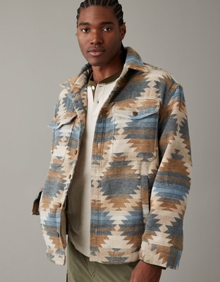 AE Super Soft Printed Shirt Jacket