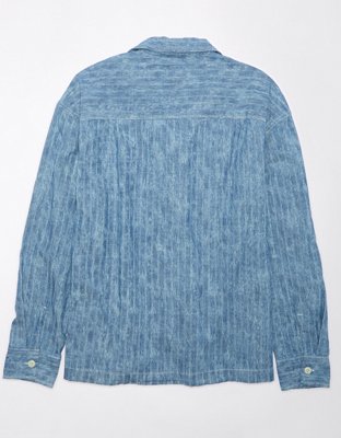 Мужские рубашки American Eagle AE Mechanic Shirt — фото 4