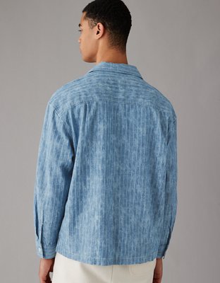 Мужские рубашки American Eagle AE Mechanic Shirt — фото 6