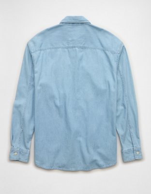 Мужские джинсы American Eagle AE Denim Overshirt — фото 4