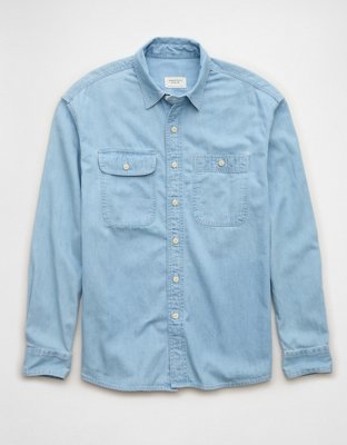 Мужские джинсы American Eagle AE Denim Overshirt — фото 3