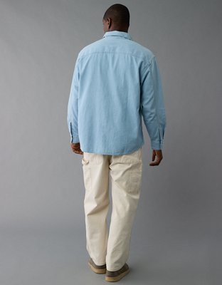 Мужские джинсы American Eagle AE Denim Overshirt — фото 2