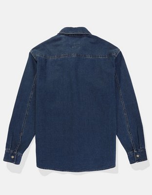 AE Oversized Denim Shirt Jacket