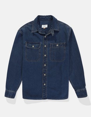 AE Oversized Denim Shirt Jacket