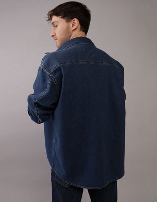 AE Oversized Denim Shirt Jacket