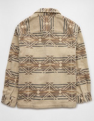 Мужские куртки American Eagle AE Printed Shirt Jacket — фото 4