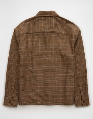 Мужские топы American Eagle AE Plaid Overshirt — фото 4