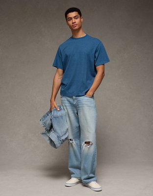 AE Standard Fit Indigo T-Shirt