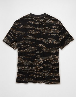 AE Laidback Luxe Heavyweight Oversized Camo T-Shirt