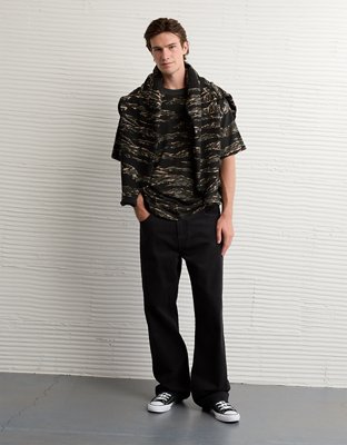 AE Laidback Luxe Heavyweight Oversized Camo T-Shirt