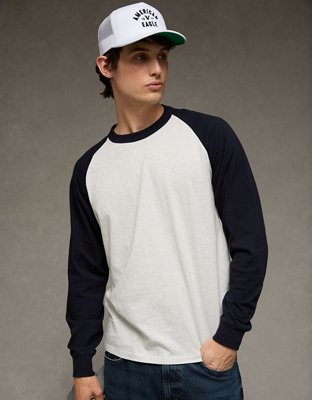 AE Boxy Long-Sleeve Baseball T-Shirt
