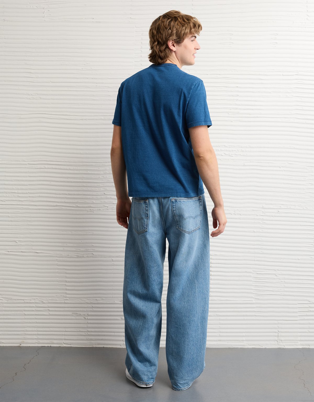 AE Standard Fit Indigo T-Shirt - image 2