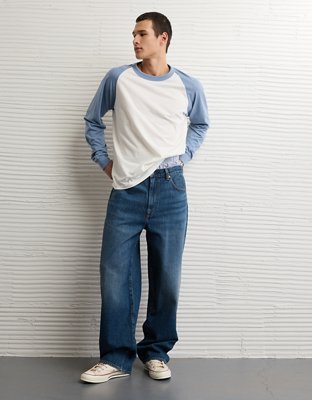 AE Boxy Long-Sleeve Baseball T-Shirt