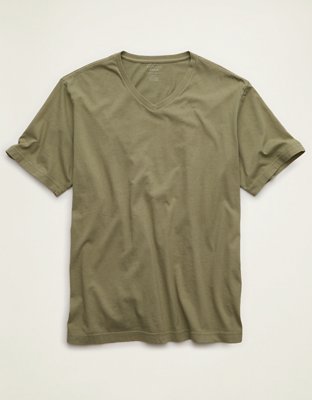 AE Standard Fit Lived-In V-Neck T-Shirt