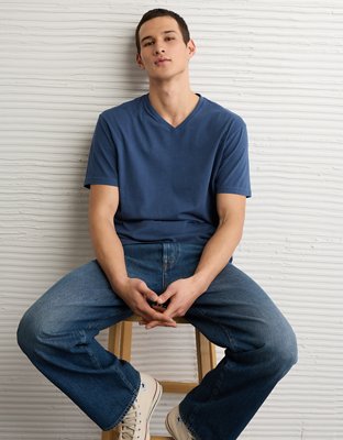 AE Lived-In V-Neck T-Shirt