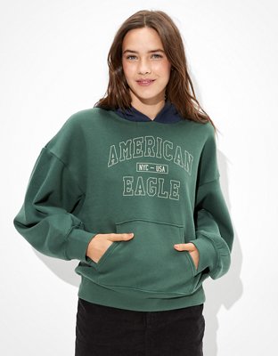 ae flannel hoodie