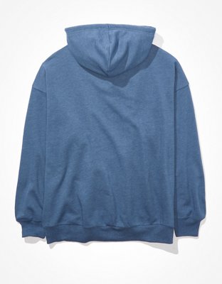 ae fleece graphic zip up hoodie