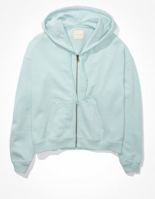 AE Cropped Zip-Up Hoodie