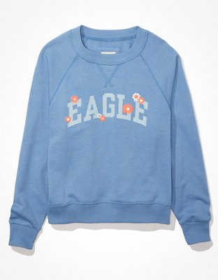 eagles crew neck sweatshirt