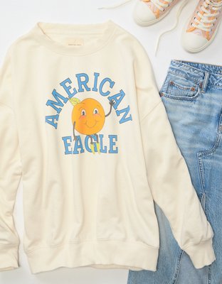 Женские худи American Eagle AE Oversized Graphic Sweatshirt — фото 6