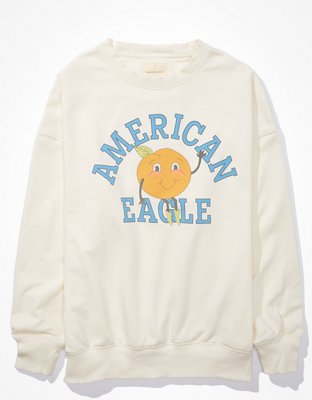 Женские худи American Eagle AE Oversized Graphic Sweatshirt — фото 3