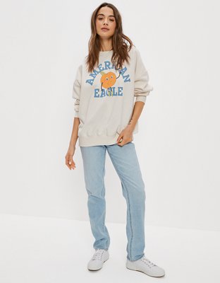 Женские худи American Eagle AE Oversized Graphic Sweatshirt — фото 5