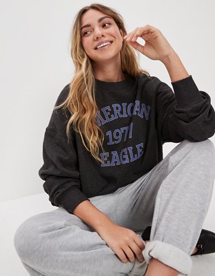 AE Oversized Graphic Sweatshirt