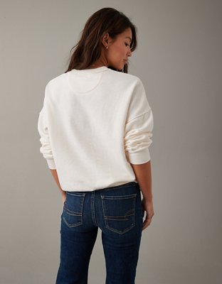 AE Velvet Graphic Crew Neck Sweatshirt