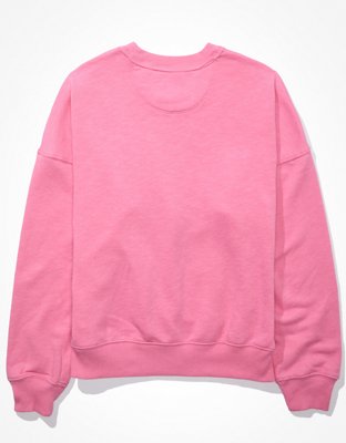 AE Velvet Graphic Crew Neck Sweatshirt