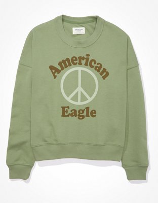 American eagle 2025 peace sweatshirt