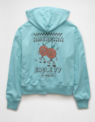 Женские худи American Eagle AE Fleece Zip-Up — фото 4