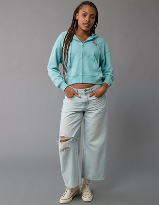 Женские худи American Eagle AE Fleece Zip-Up — фото 2