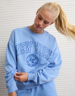 Sweat American Eagle Pour Femme, Taille XS, Couleur Bruyère Givrée, Super Doux