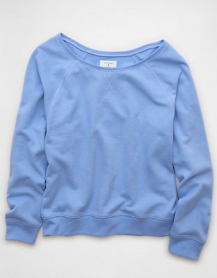 AE Off The Shoulder Sweatshirt | American Eagle