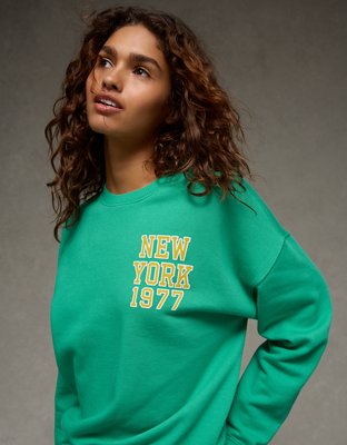 AE Graphic Crew Neck Sweatshirt | American Eagle